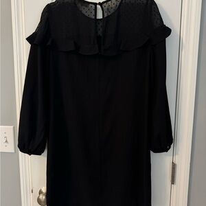 Loft Black Long Sleeve Dress